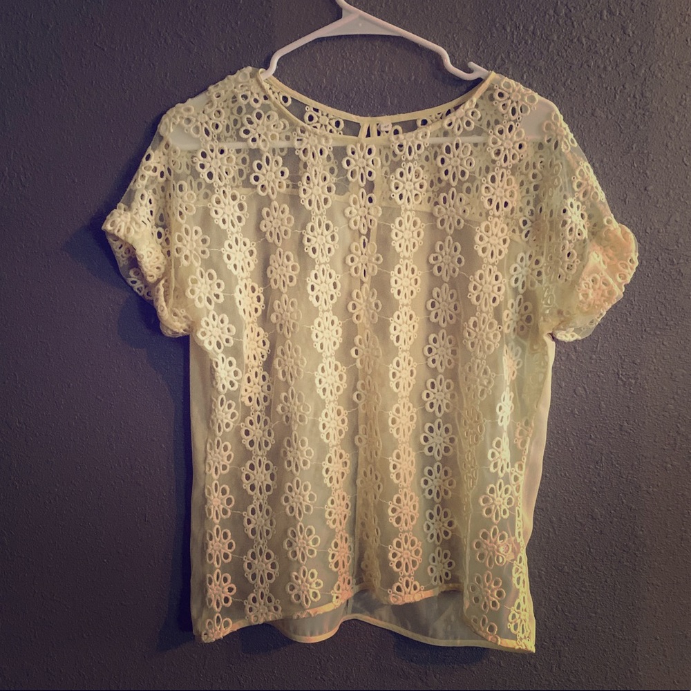Yellow blouse